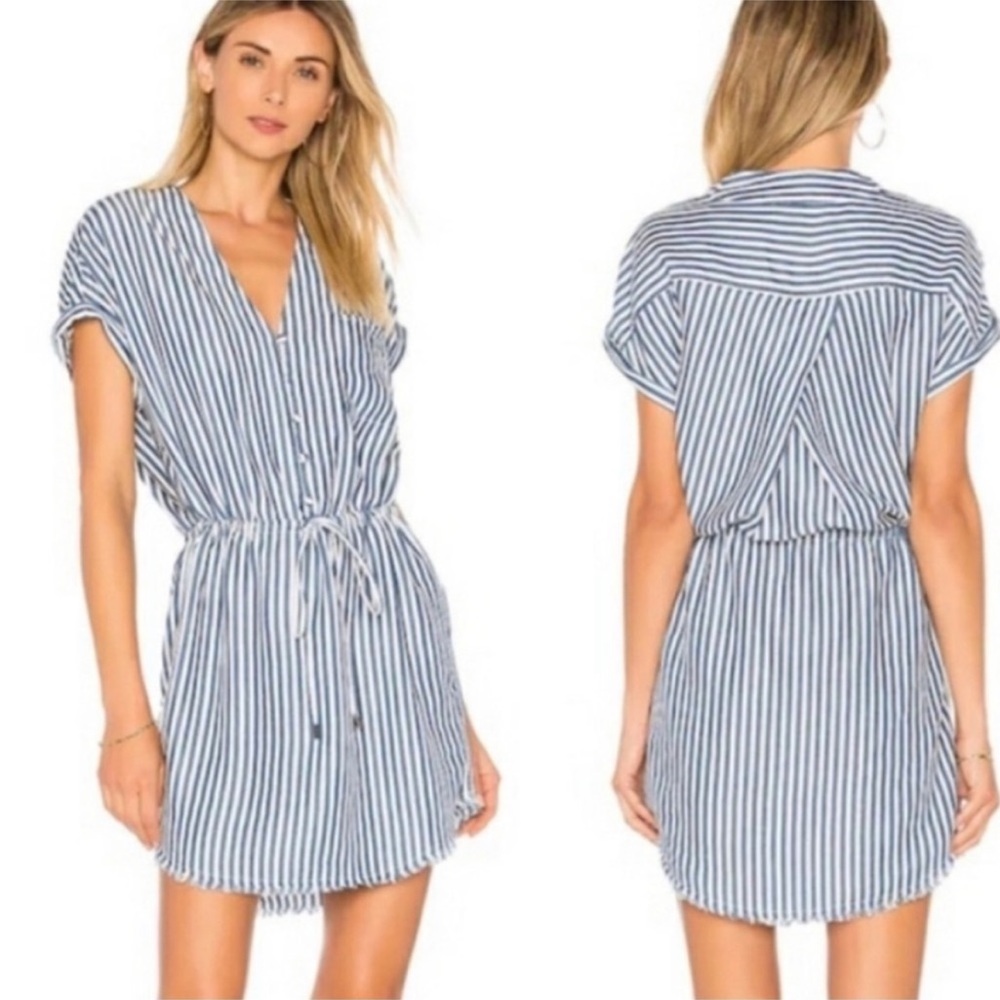 NWOT PAIGE Striped Haidee Shirt Dress